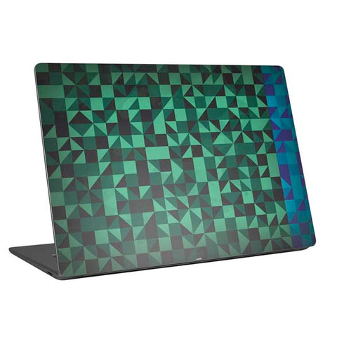 Black & Green Universal Laptop 11in (8.8 x 6.2in) Skin